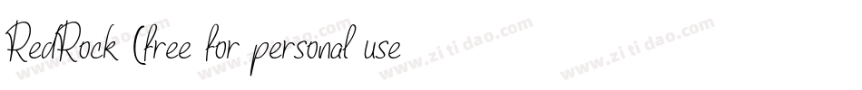 RedRock (free for personal use)字体转换